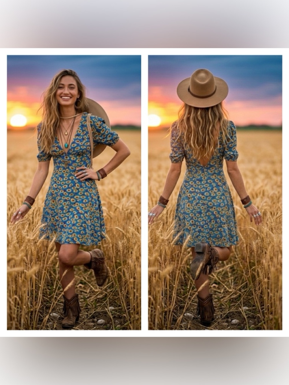 Free People Catchin' Vibes Mini Dress
